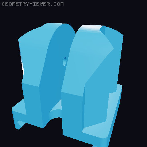 Yet another heat-set insert installation stand 3D model thumbnail