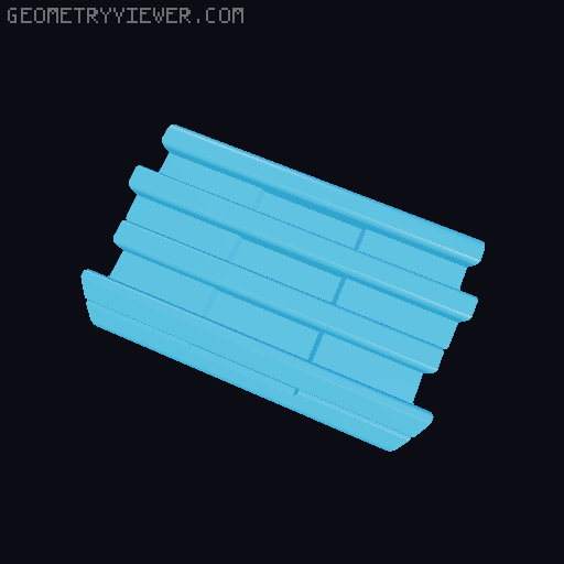 Better front grip for Panic Attack 3D model thumbnail