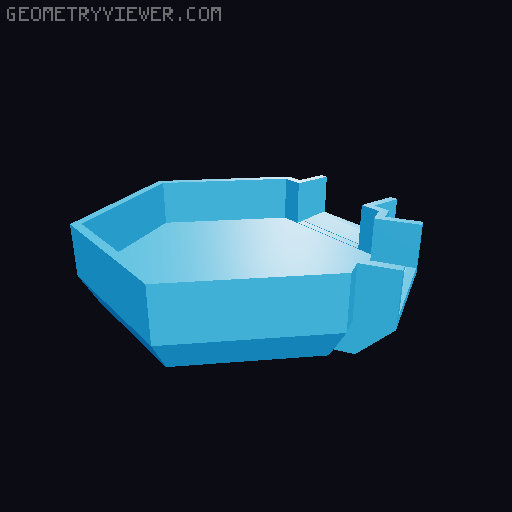 Plateau Step Split 3D model thumbnail