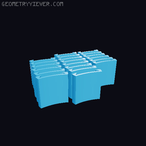 a good design for infinite slab ant nests 3D model thumbnail