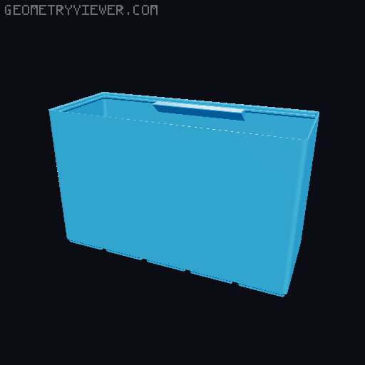 Gridfinity cups height 18 (130mm) collection 3D model thumbnail