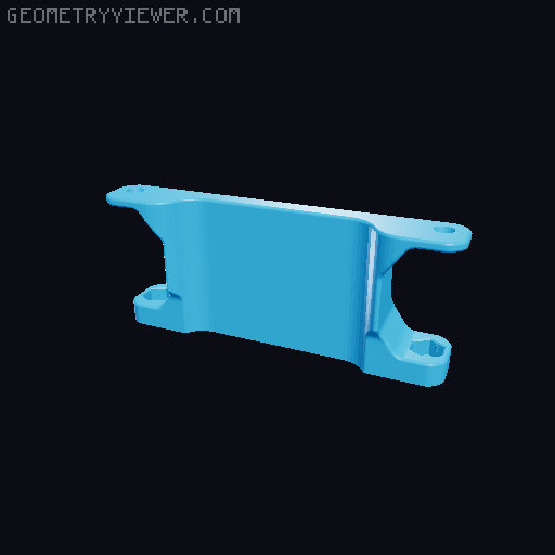 3D printable open frame PC case 3D model thumbnail