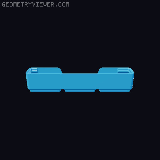 Gridfinity wall cutout collection 3D model thumbnail