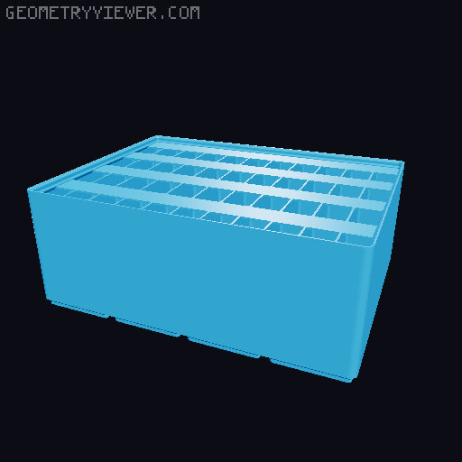Gridfinity Ultra Light Bins - Divider Label Edition 3D model thumbnail