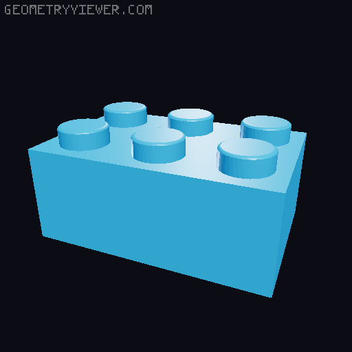 Prusa Tower LEGO like set 3D model thumbnail