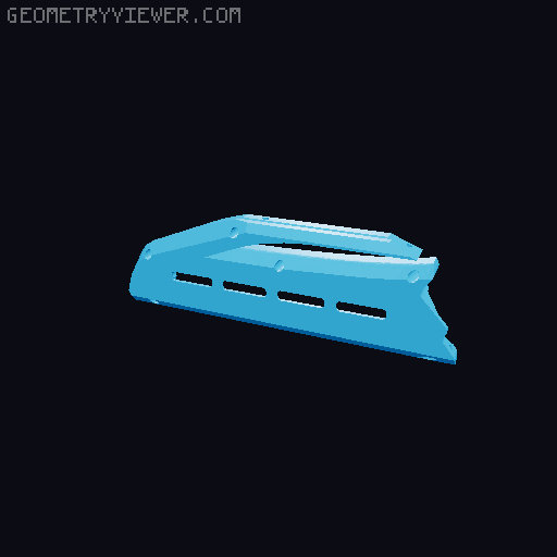Ontos Carry Handle Thumbhole Stock Overhaul 3D model thumbnail