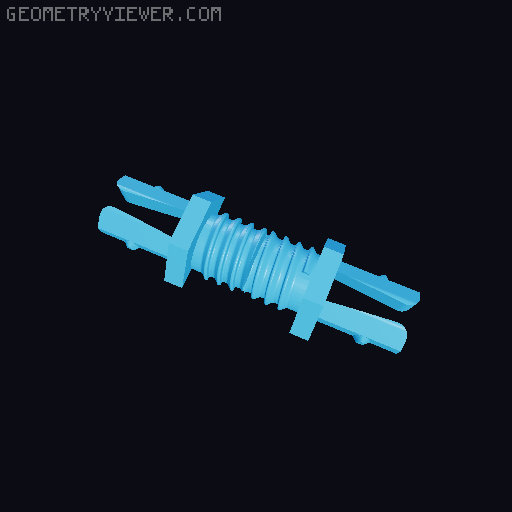 TrackTwist Holders - Split Print 3D model thumbnail