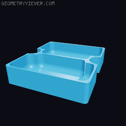 Remixed resource trays - Insert / Organizer for Earth Board Game 3D model thumbnail