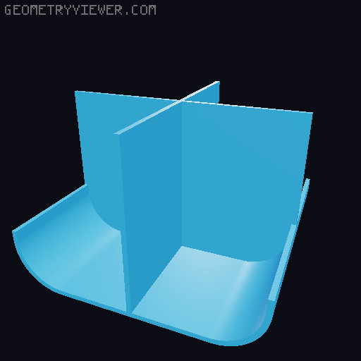 Resistors, capacitors, small parts storage - Kistenberg Nor 12 dividers 3D model thumbnail