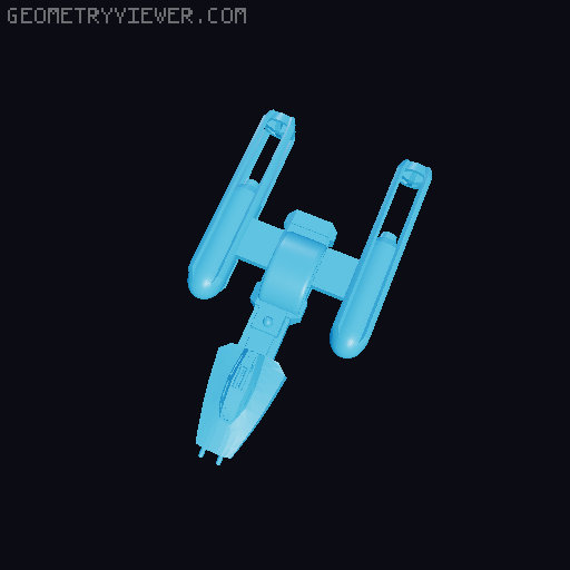 Star Wars hangers 3D model thumbnail
