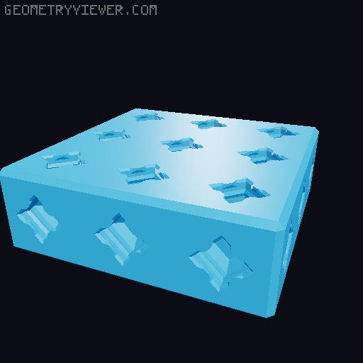 PrintABlok.....longer, wider, diagonaler 3D model thumbnail