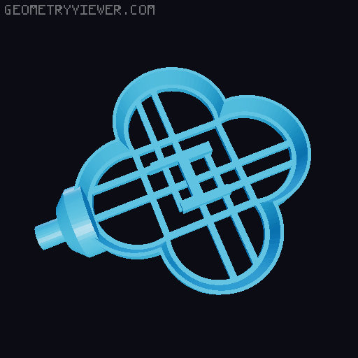Kpop Demon hunter Huntrix(Huntr/x) light Stick - split to print remix 3D model thumbnail