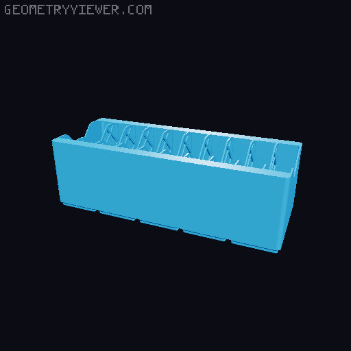 Gridfinity Cable Organizers 3D model thumbnail