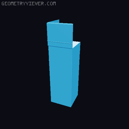 Lack Stack Extension 3D model thumbnail