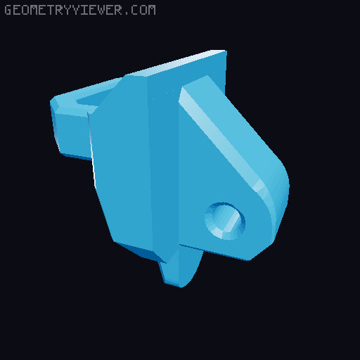 Protean Battery Storage Grip and Dual Stage Trigger 3D model thumbnail