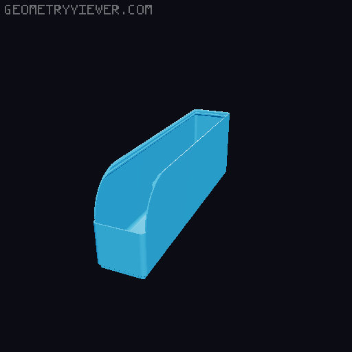 Gridfinity rouded bins collection all sizes 3D model thumbnail