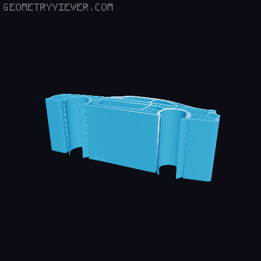 Car silhouettes! different models 3D model thumbnail
