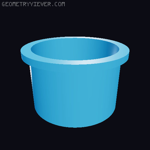 Sunflower Cookie Cutter 3D model thumbnail
