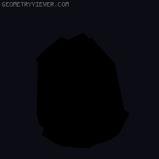 Pumpkin Skull - Low Poly 3D model thumbnail