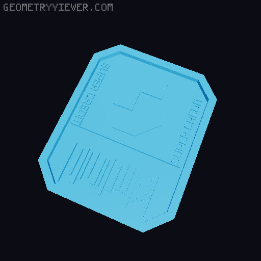 Super Credits - Helldivers 2 3D model thumbnail