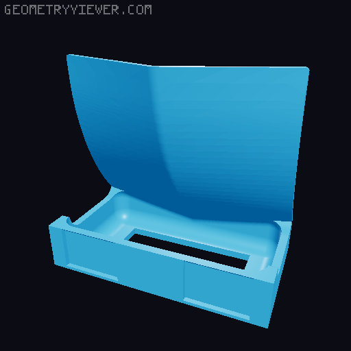 Filiment Dry Box Storage/Down Feeding System From Shelf 3D model thumbnail