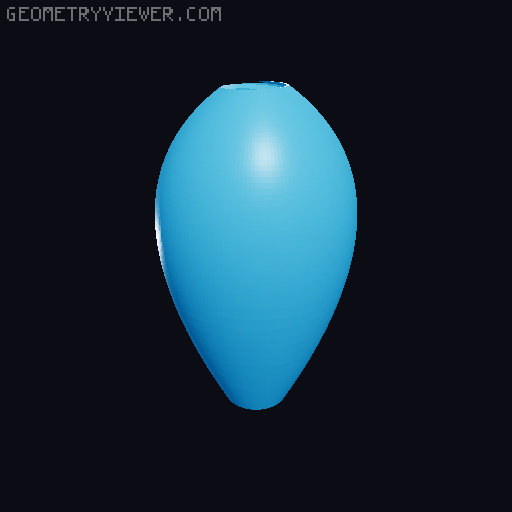 Fishing Float Bobber 3D model thumbnail