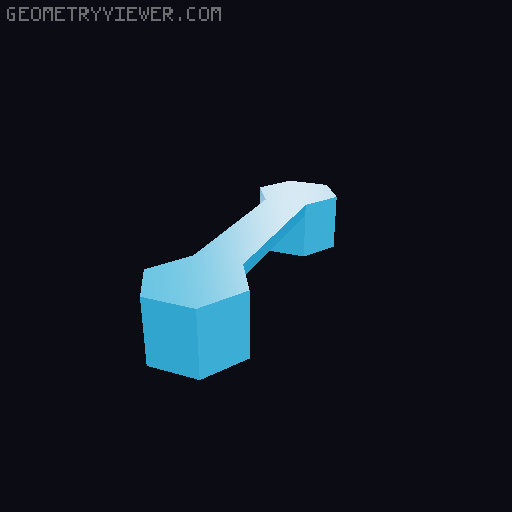 shoe rack 3D model thumbnail
