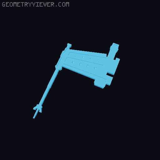 Gingerbread X-Wing Kit Card 3D model thumbnail