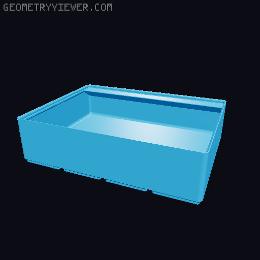 Gridfinity cups height 6 (46mm) collection 3D model thumbnail