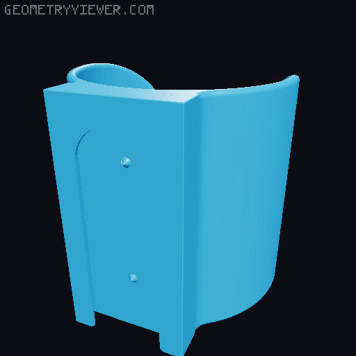 Multiboard flask holders in various sizes 3D model thumbnail