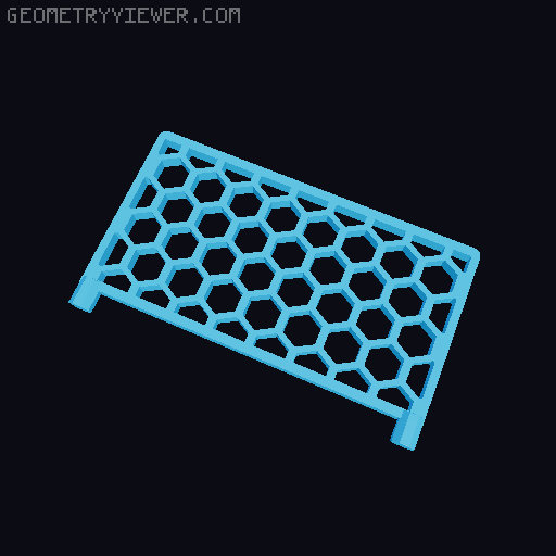 Multiboard screwdriver holder/shelf 3D model thumbnail