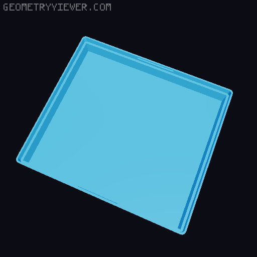 Customizable Filament Swatch box (Filament tests, filament swatches) 3D model thumbnail