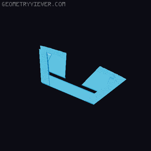 Stargate modified Chevron parts 3D model thumbnail