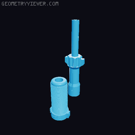 Bullet Feeder Dies 3D model thumbnail