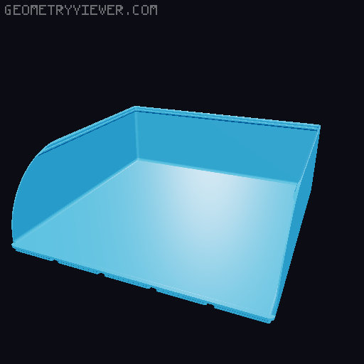 Gridfinity rouded bins collection all sizes 3D model thumbnail