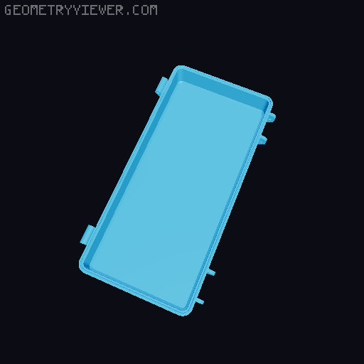 rugged box with inlay for tools with inlay for self devepolment in sketchup 3D model thumbnail
