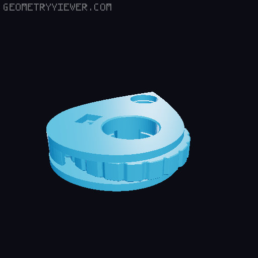 Daily Water Intake Tracker 3D model thumbnail