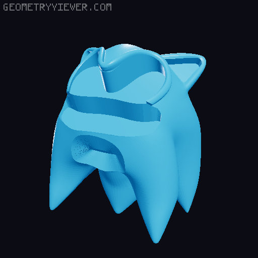 Sonic - Classic 3D model thumbnail