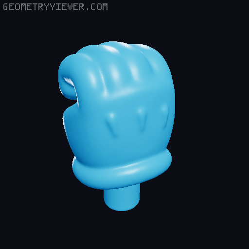 Mario reworked left & right parts 3D model thumbnail