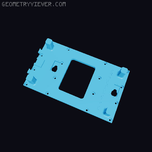 Nano Motion Rig – Compact DIY Motion Simulator Mockup 3D model thumbnail