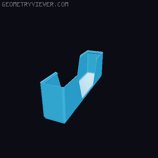 Gridfinity wall cutout collection 3D model thumbnail