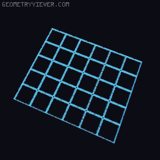 CLCKbase with Screw Holes, Sizes up to 9x9, Gridfinity Baseplate 3D model thumbnail