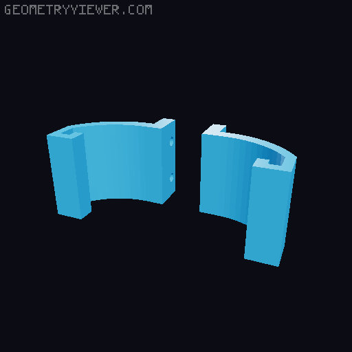 Soporte matrícula Xiaomi m365 | Xiaomi m365 license plate holder) 3D model thumbnail