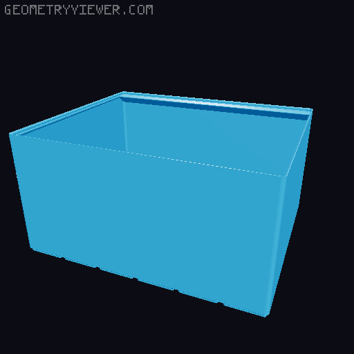 Gridfinity cups height 18 (130mm) collection 3D model thumbnail