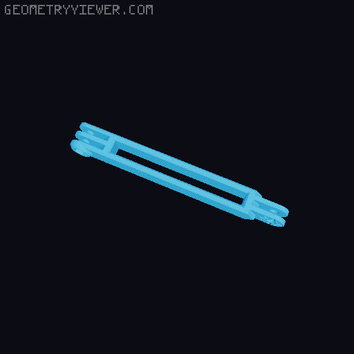 Anti-droop detented arms for Modular Mounting System 3D model thumbnail