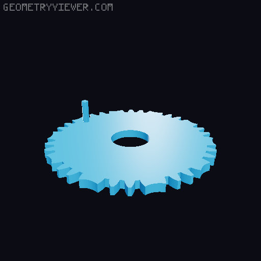 Inchworm Caterpillar Automaton 3D model thumbnail