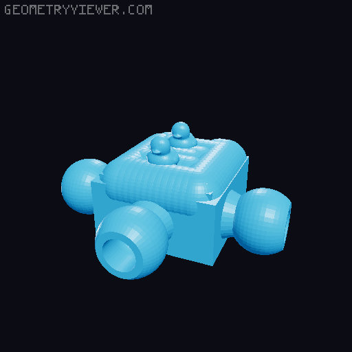 the duck mostrosity 3D model thumbnail