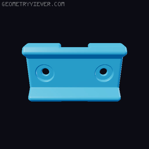 3D printable open frame PC case 3D model thumbnail