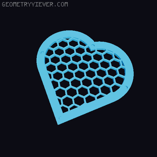 Heart Puzzle remix 3D model thumbnail