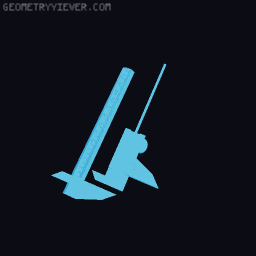 Printable "Precision" Measuring Tools 3D model thumbnail